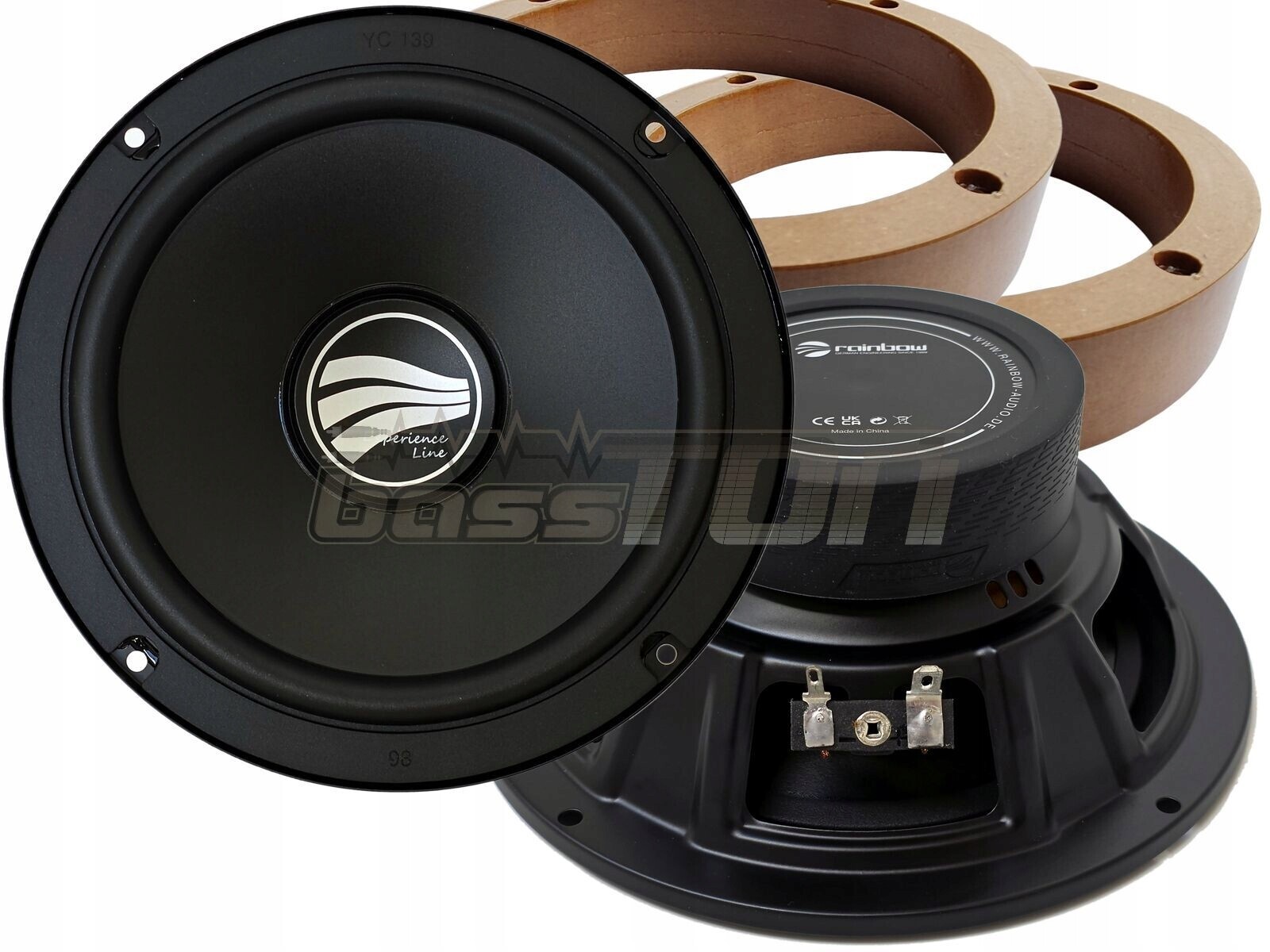 Rainbow Audio EL-MW165S reproduktory 165 mm 3 Ohm Audi Q5 II 2 přední zadní