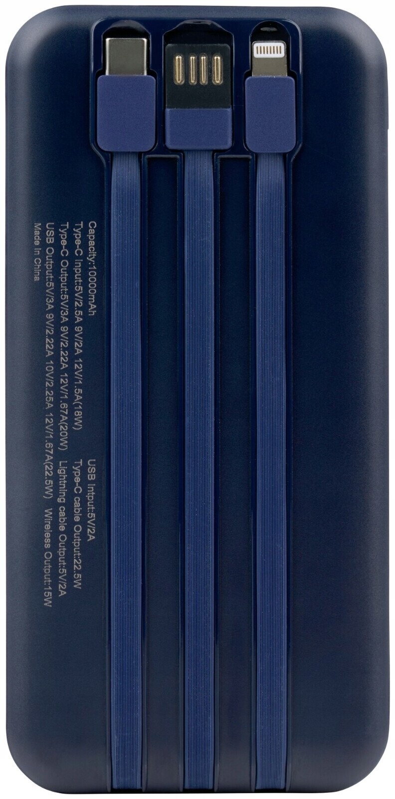 Grundig Powerbanka 10000 mAh s indukčním nabíjením přes Usb-a Usb-c Lightning