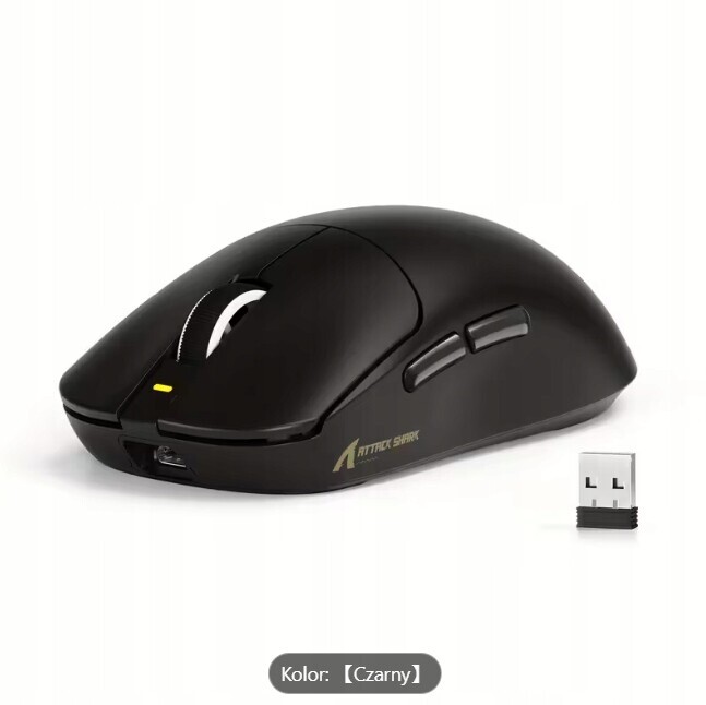 Bezdrátová myš Attack Shark X8 Se Černá 25000DPI PAW3311