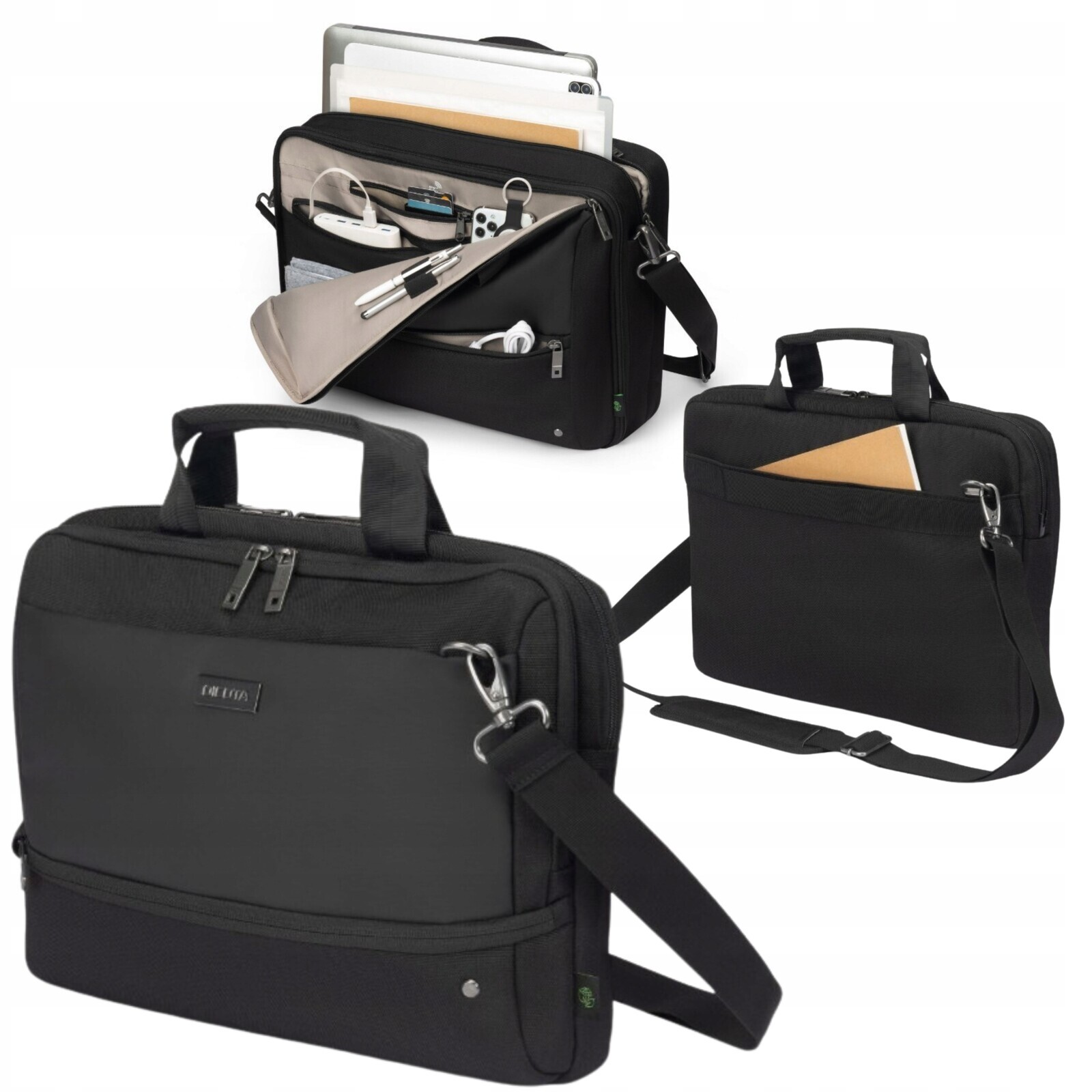 Taška na notebook 12 13.1 14 Dicota Slim Case Five černá, taška přes rameno