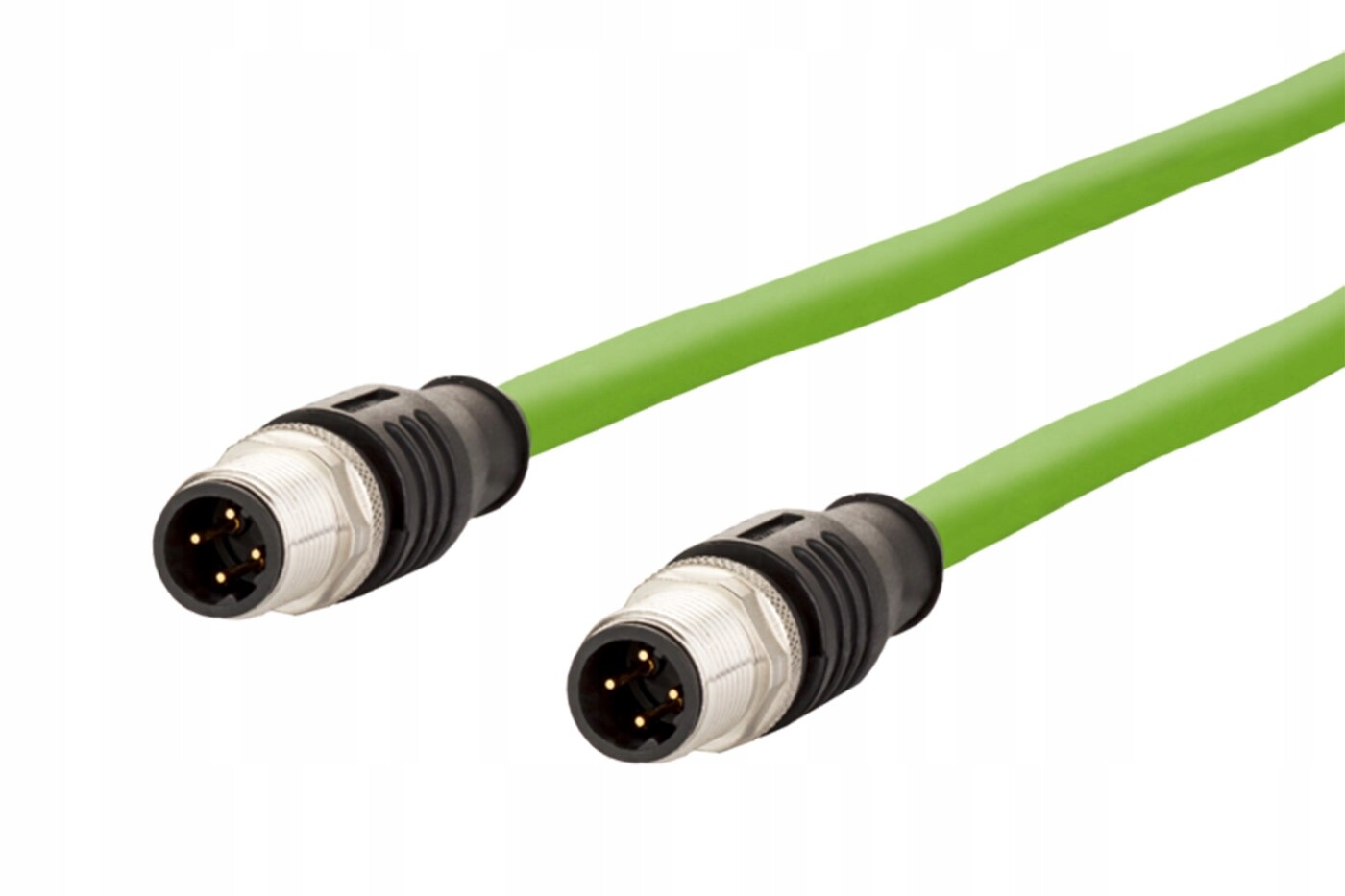 Metz-connect Kabel M12 4pin (M) kód D M12 4pin (M) kód D, 2m