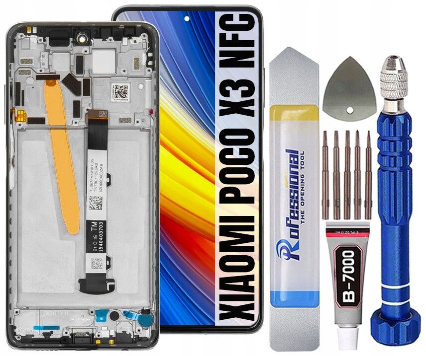 Displej Pro Xiaomi Poco X3 Nfc LCD Displej Rámeček