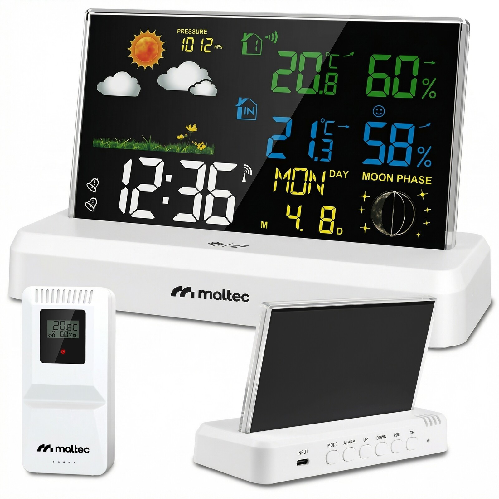 Bezdrátová Meteorologická Stanice Barometr, Teploměr, Venkovní Senzor Počasí