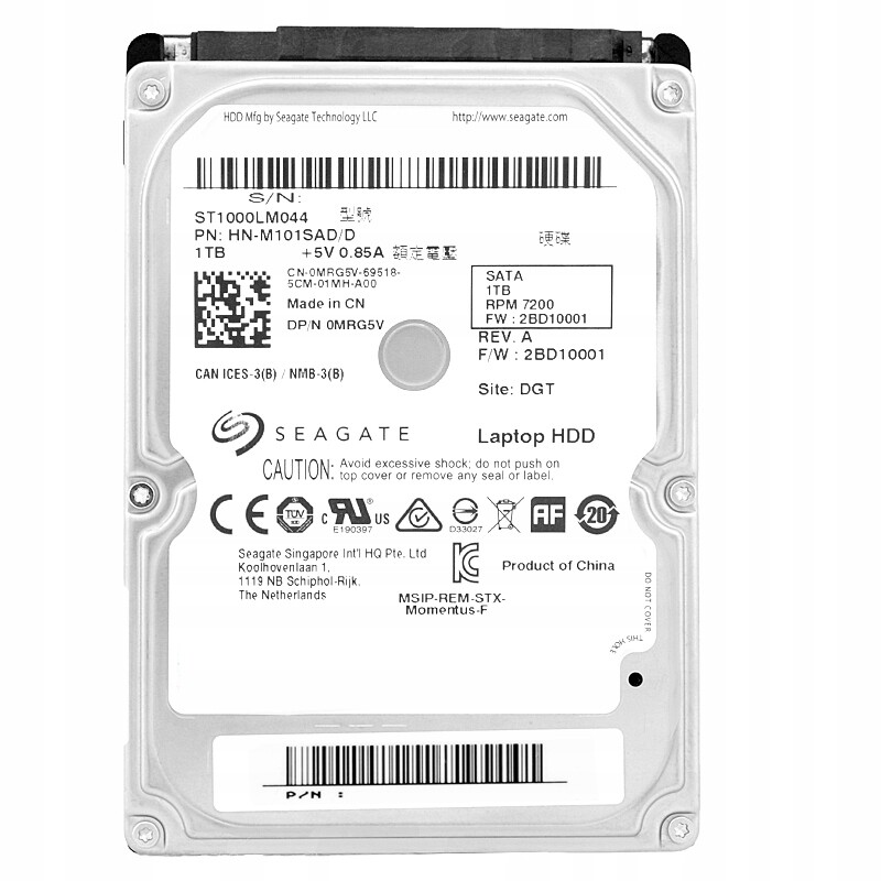 Pevný Disk 1000GB 1TB Seagate ST1000LM044