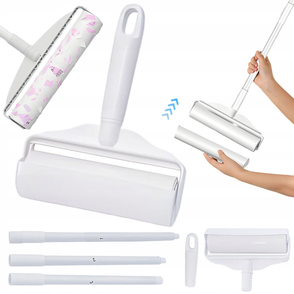 Váleček na odstraňování zvířecích chlupů – opakované použití k odstraňování prachu