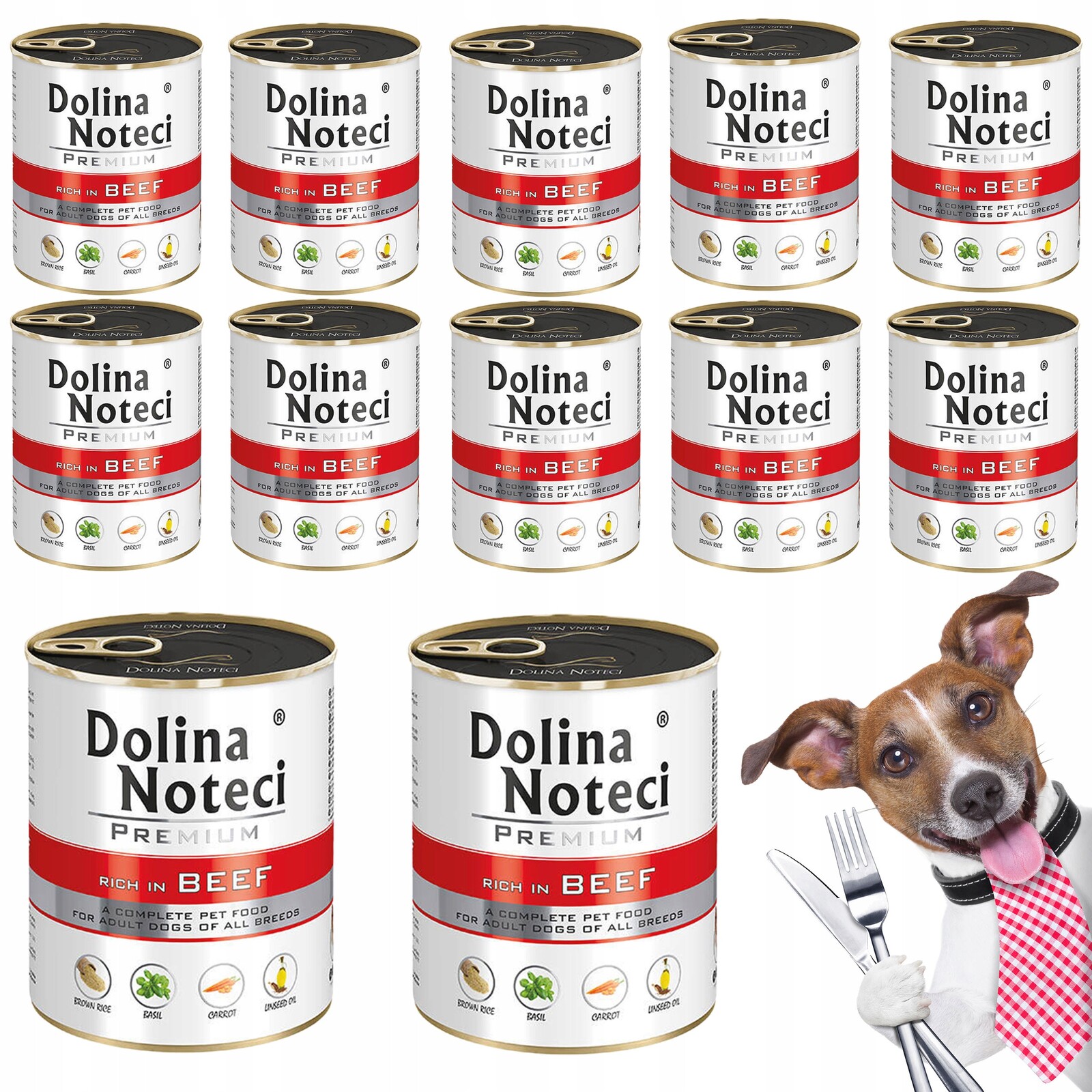 Dolina Noteci Premium Krmivo pro psy Hovězí 12 x 800 g