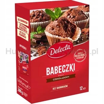Čokoládové muffiny 280 g Delecta