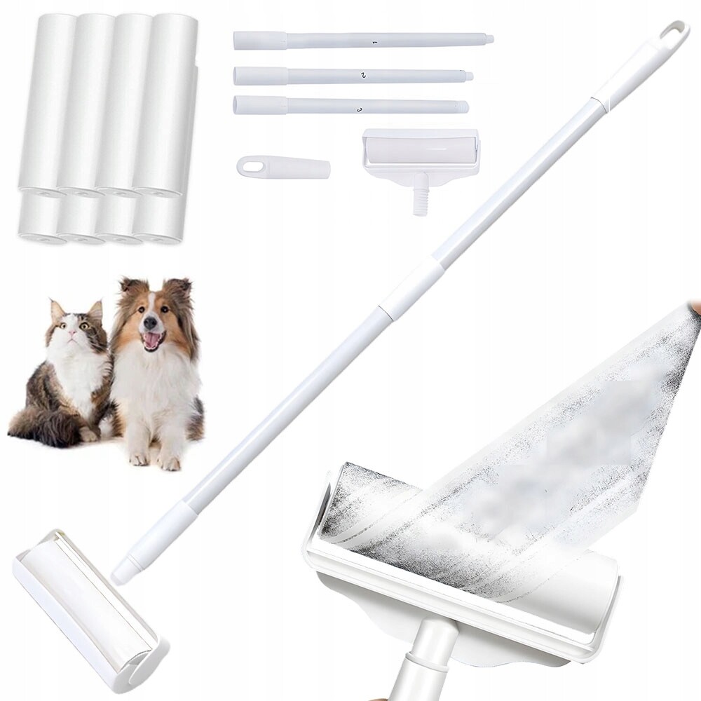 Váleček na čištění oblečení a srsti vlasů 8 válečků Váleček na srst zvířat