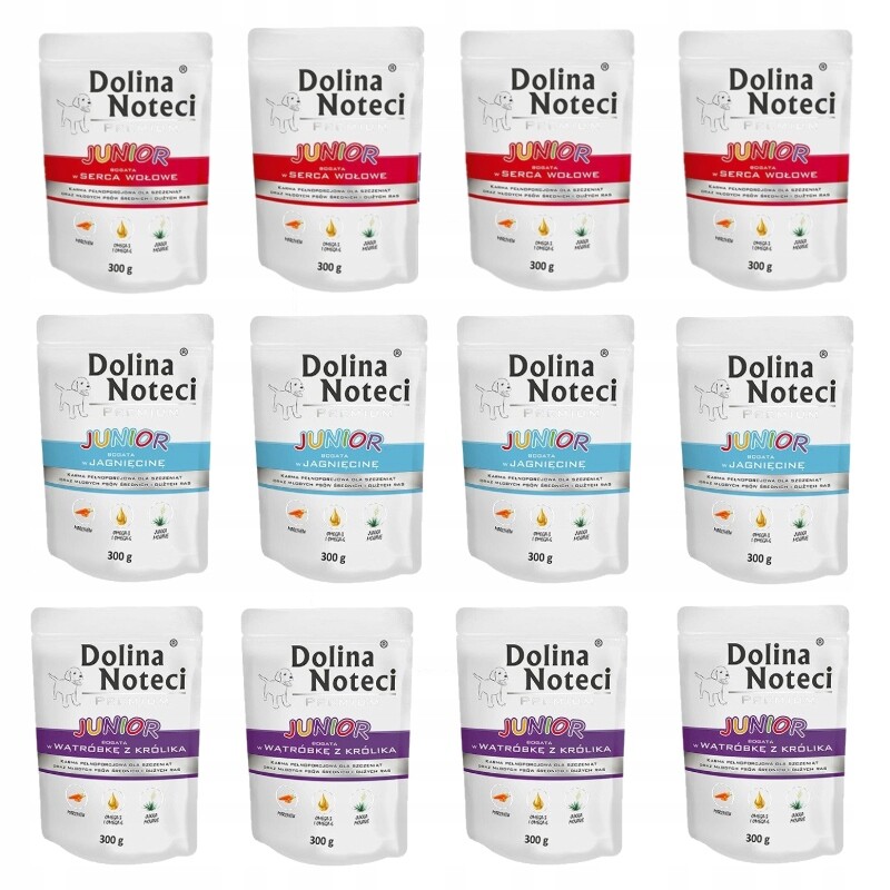 Dolina Noteci Junior MIX 12x300g Krmivo Pro Psy