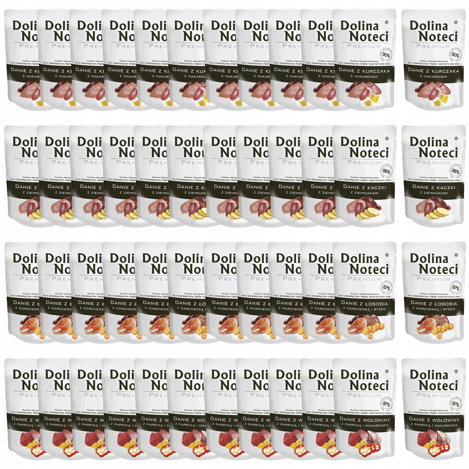 Dolina Noteci Krmivo mokré krmivo pro psa Mix Chutí 48 x 300 g