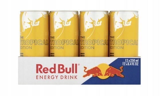 Red Bull The Tropical Edition Energetický nápoj 12 x 250 ml plechovka[kauce]