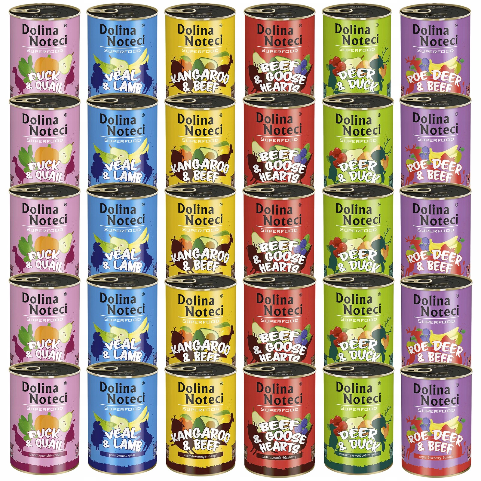 Dolina Noteci Superfood Krmivo pro psy MIX 30 x 400 g