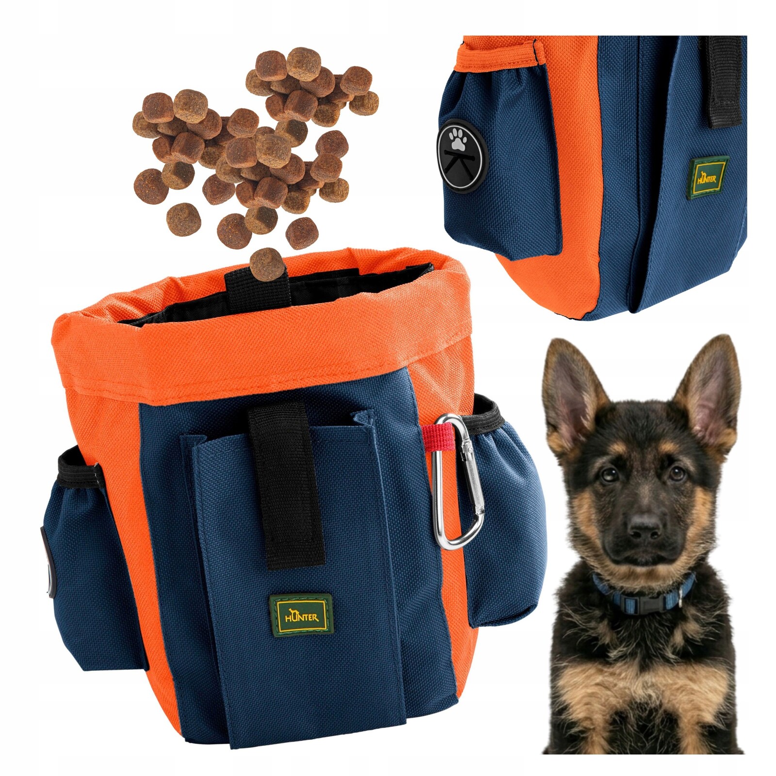 Sáček na pamlsky Hunter Bugrino Profi XXL pro trénink se psem na pamlsky