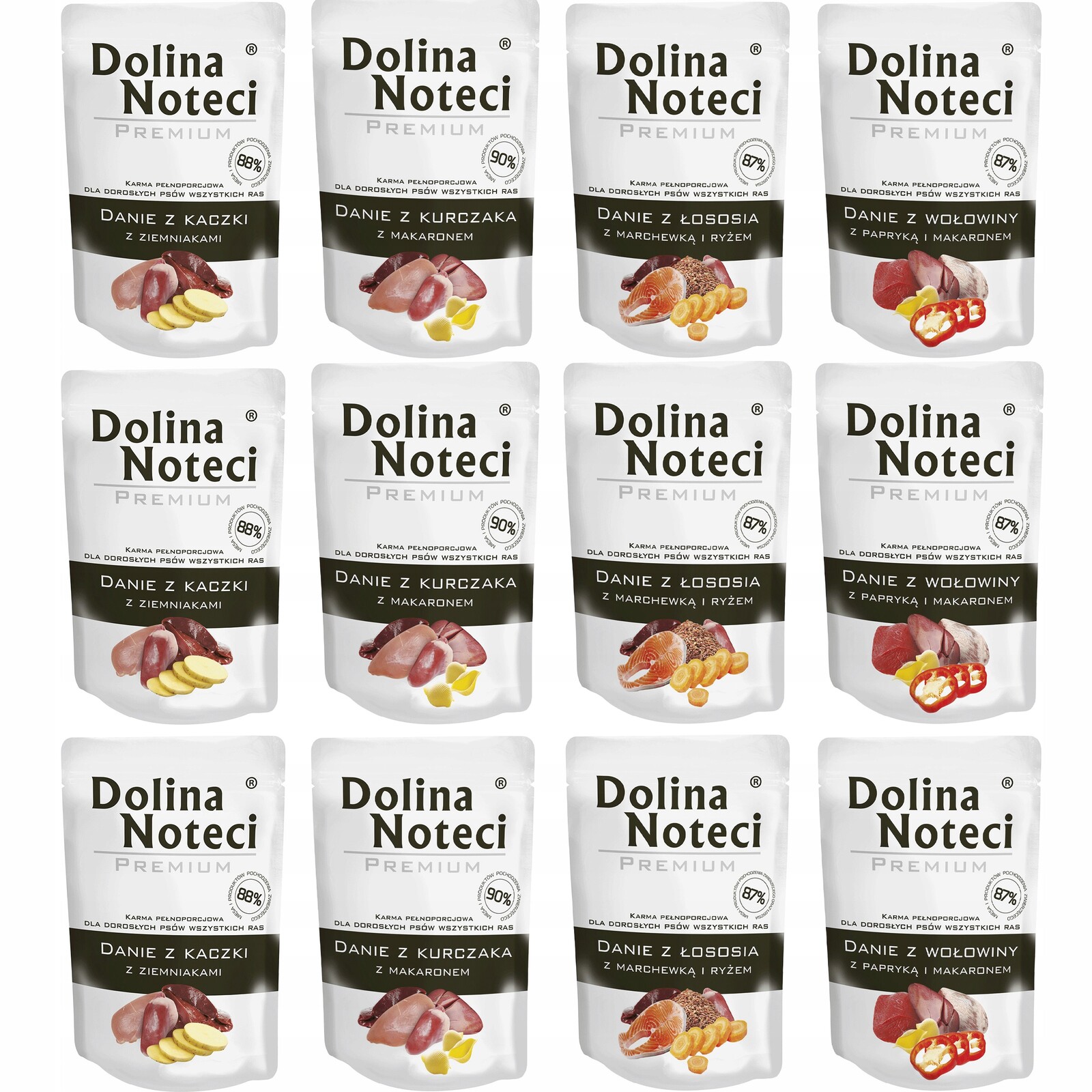 Dolina Noteci Krmivo pro psa Mix Chutí 12 x 300 g
