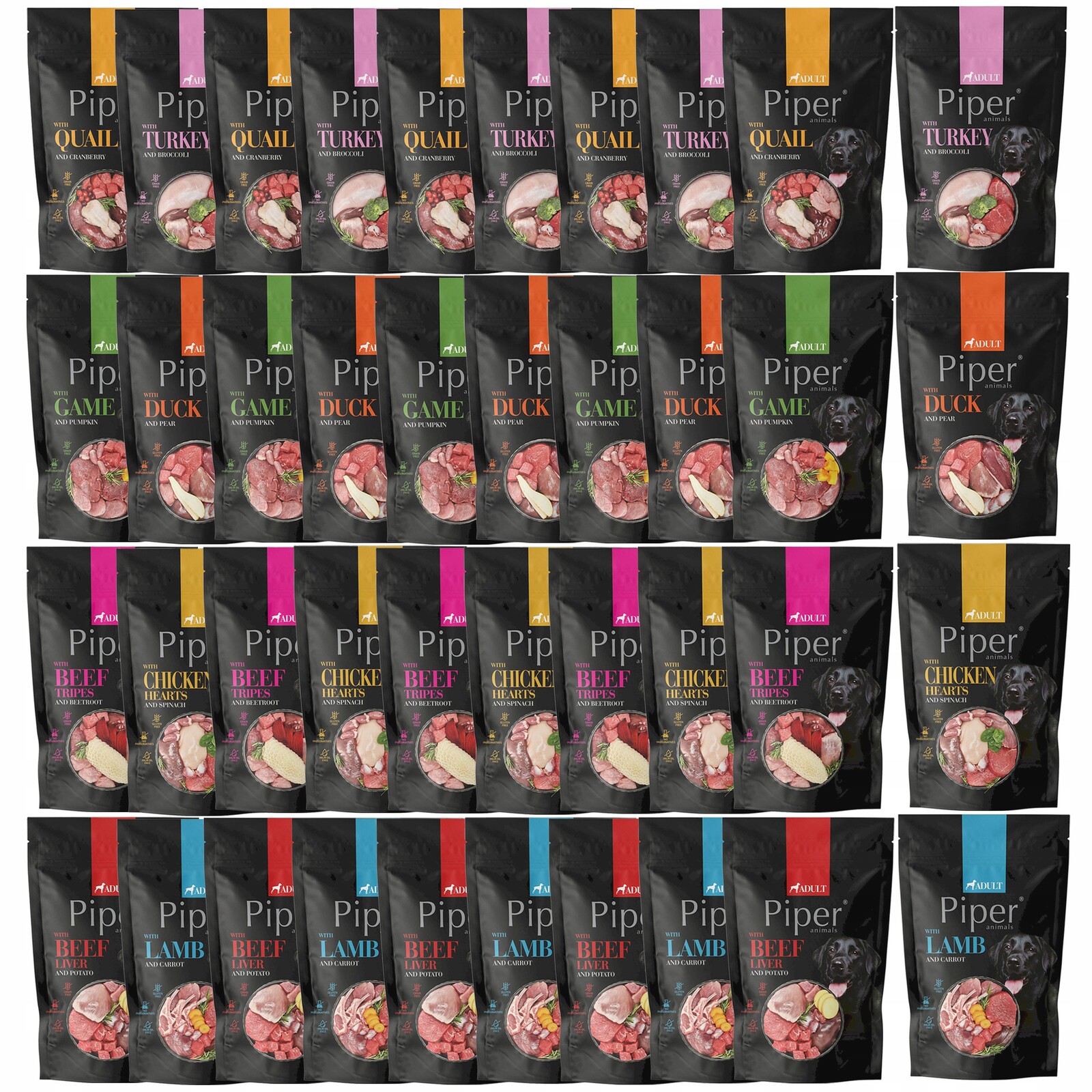 Piper Krmivo mokré pro psa Dolina Noteci Mix Chutí 40 x 500 g