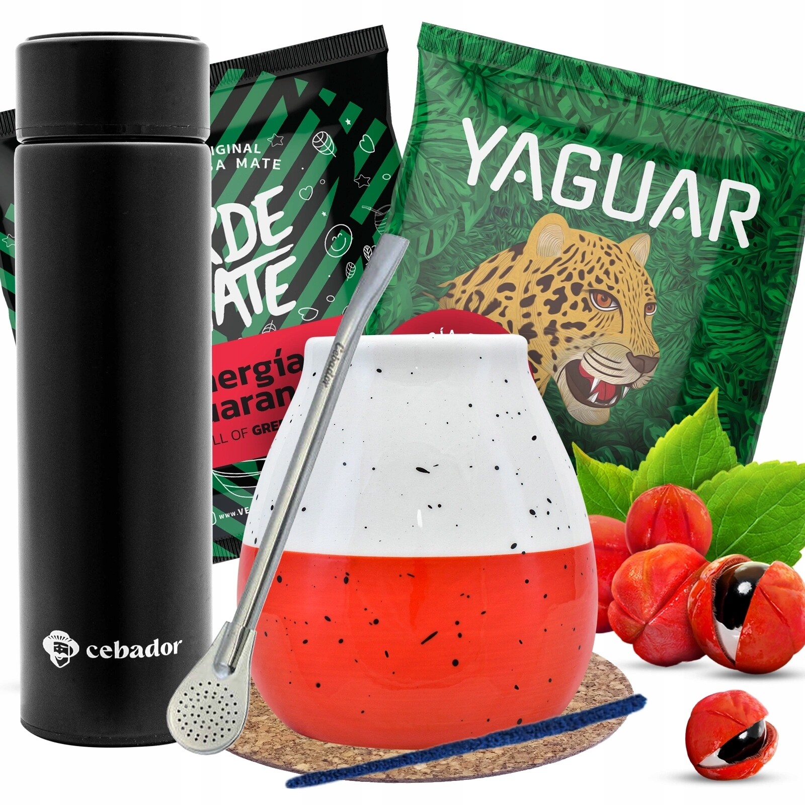Sada Yerba Mate vzorky 2x50g Led termoska, tykva a bombilla