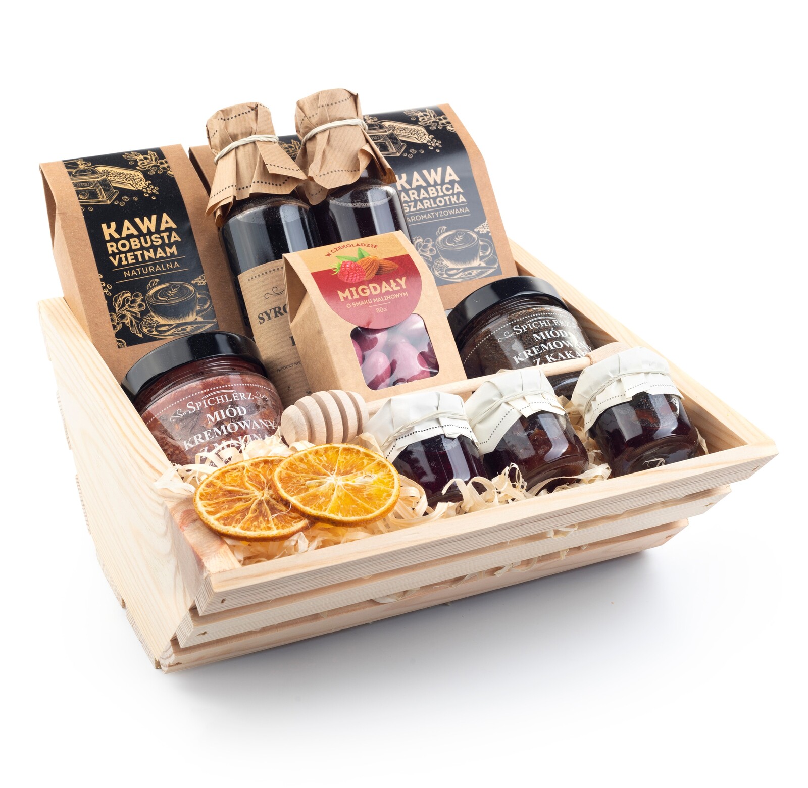 Premium sada sladkostí Káva med dárek k narozeninám, výročí svatby