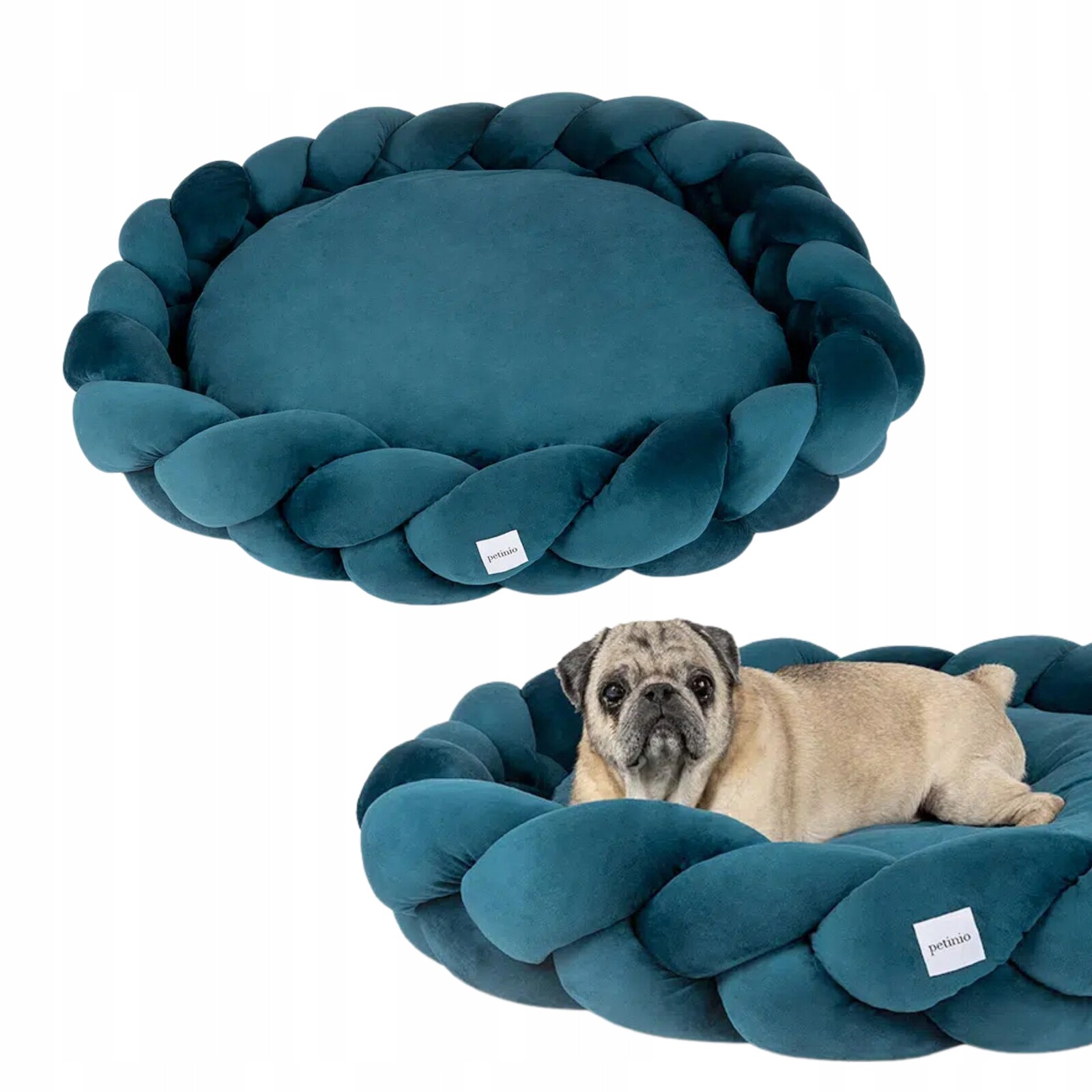 Elegantní pelíšek pro psa Elżbieta zelená barva #80 M