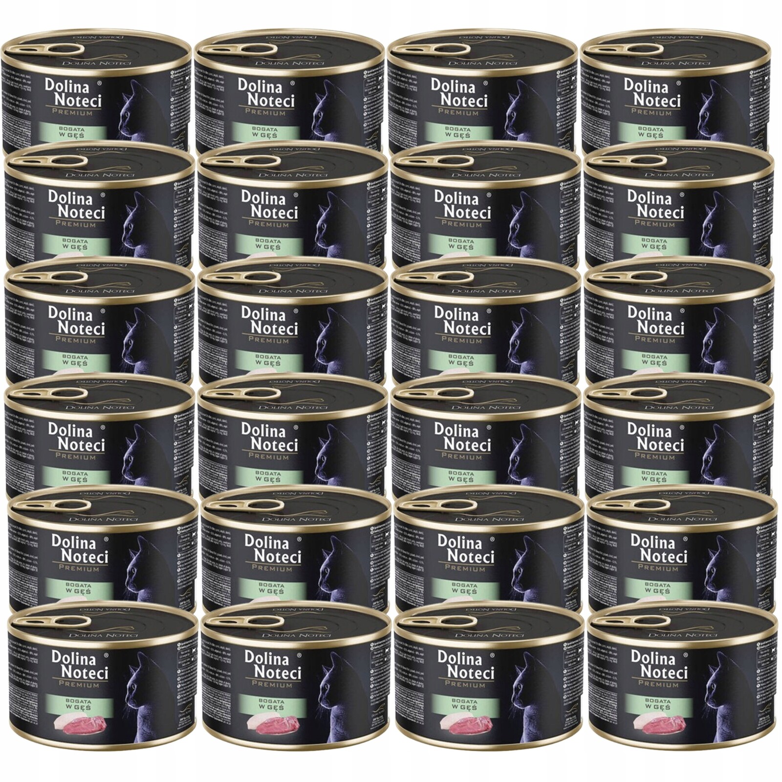 Dolina Noteci Premium Krmivo mokré pro kočky Husa 24 x 185 g bez obilovin