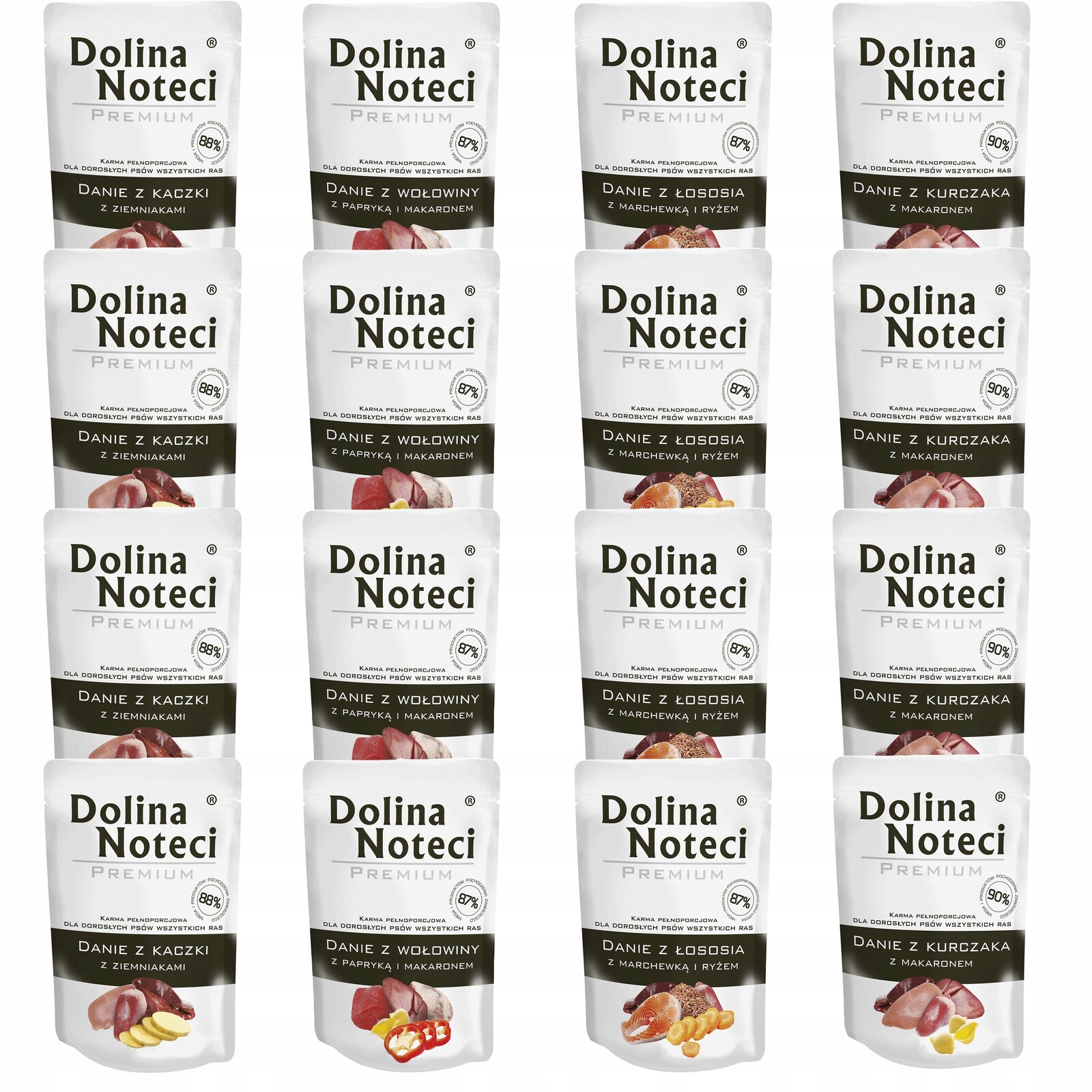 Dolina Noteci Krmivo pro psa Mix Chutí 16 x 300 g
