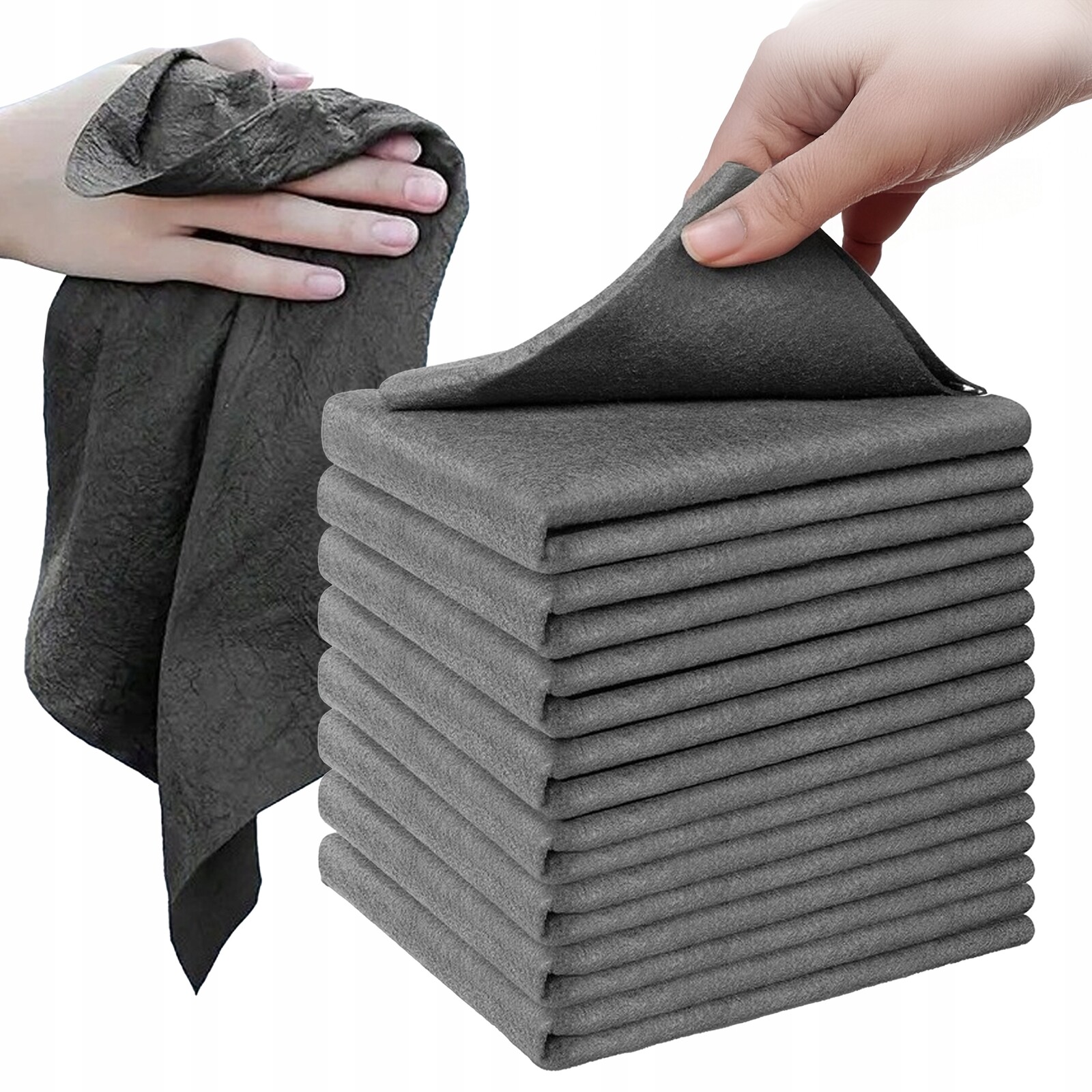 Magické Utěrky Na Mytí Okenních Skel Bez Šmouh 40X50 CM 10 Ks