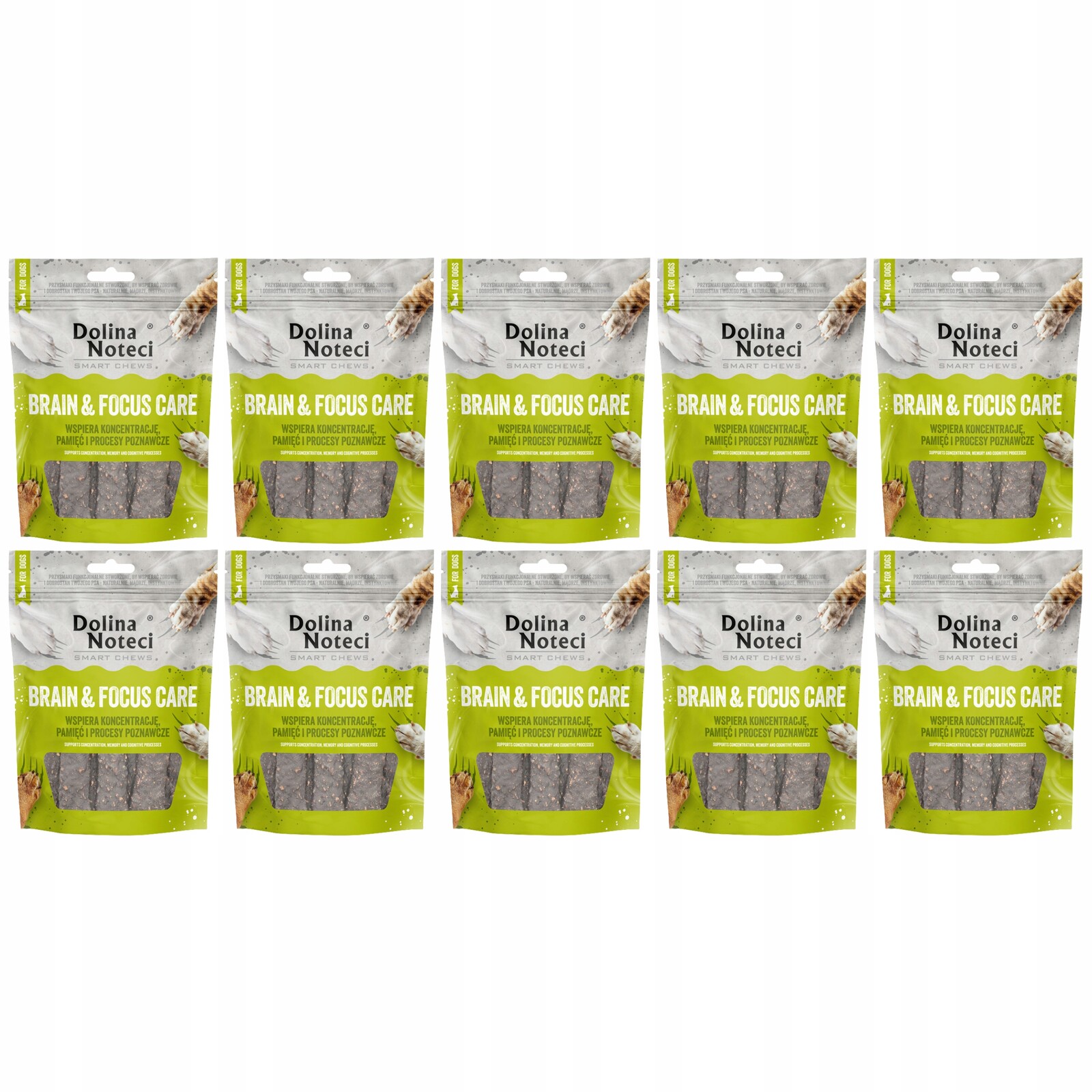Dolina Noteci Smart Chews Brain & Focus Care psí pamlsek 10 x 100 g