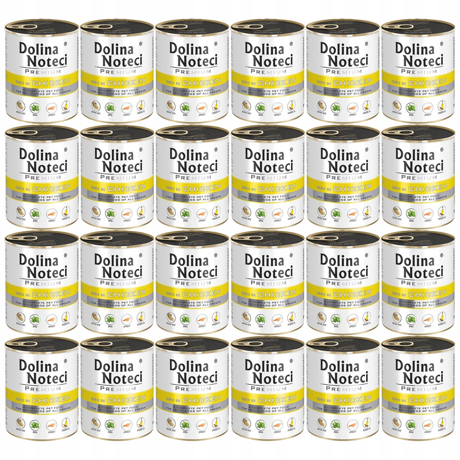 Dolina Noteci Premium Krmivo pro psy Kuře 24 x 800 g zdravé bez obilovin