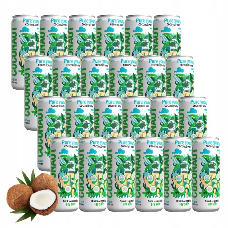 Coconaut Kokosová voda z mladého kokosu Set 24 x 320 ml