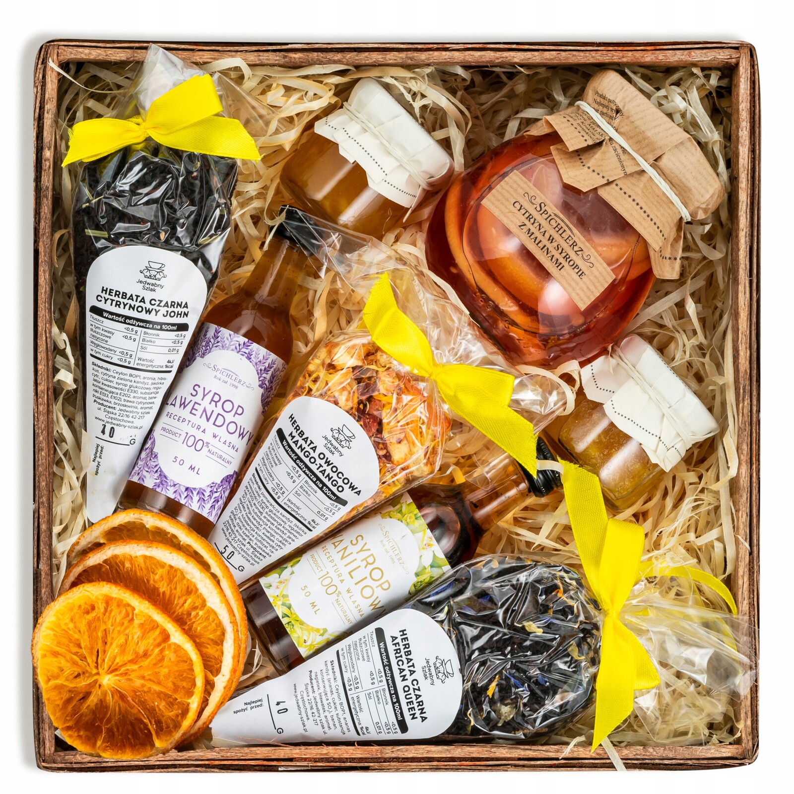 Sada čajů Dárek čaj citron v sirupu zavařenina dárek jako dárek