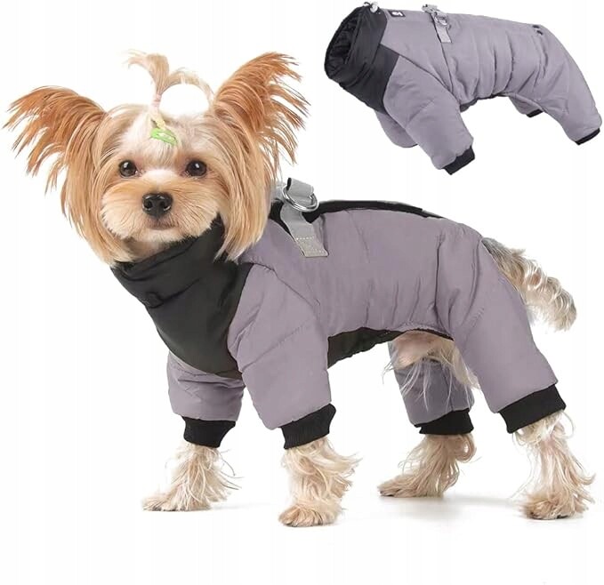 FEimaX Bunda pro psa Voděodolná Teplá Zimní Bunda, S