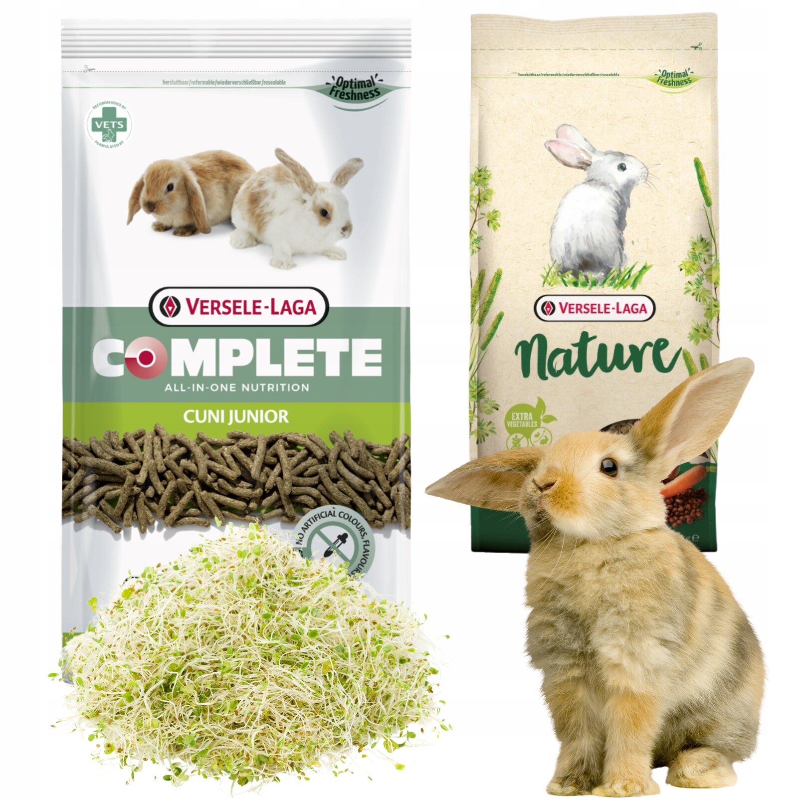 Versele Laga Cuni Junior Complete 1,75 kg Cuni Nature Junior 700 g králík