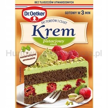 Dr. Oetker Krém na dorty a koláče s pistáciovou příchutí 105 g
