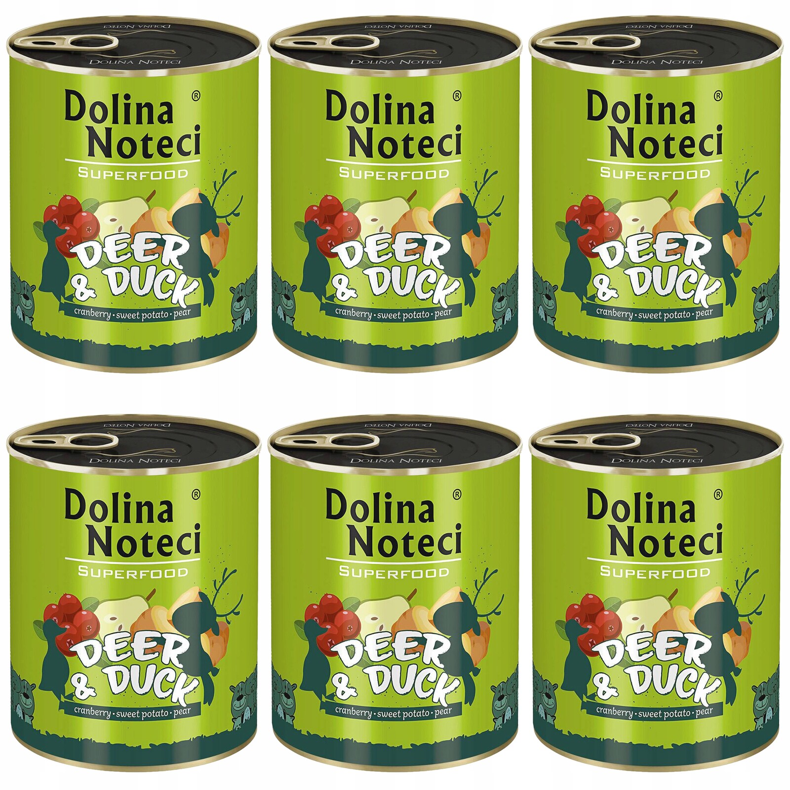 Dolina Noteci Superfood Krmivo mokré pro psa Jelen 800g x 6