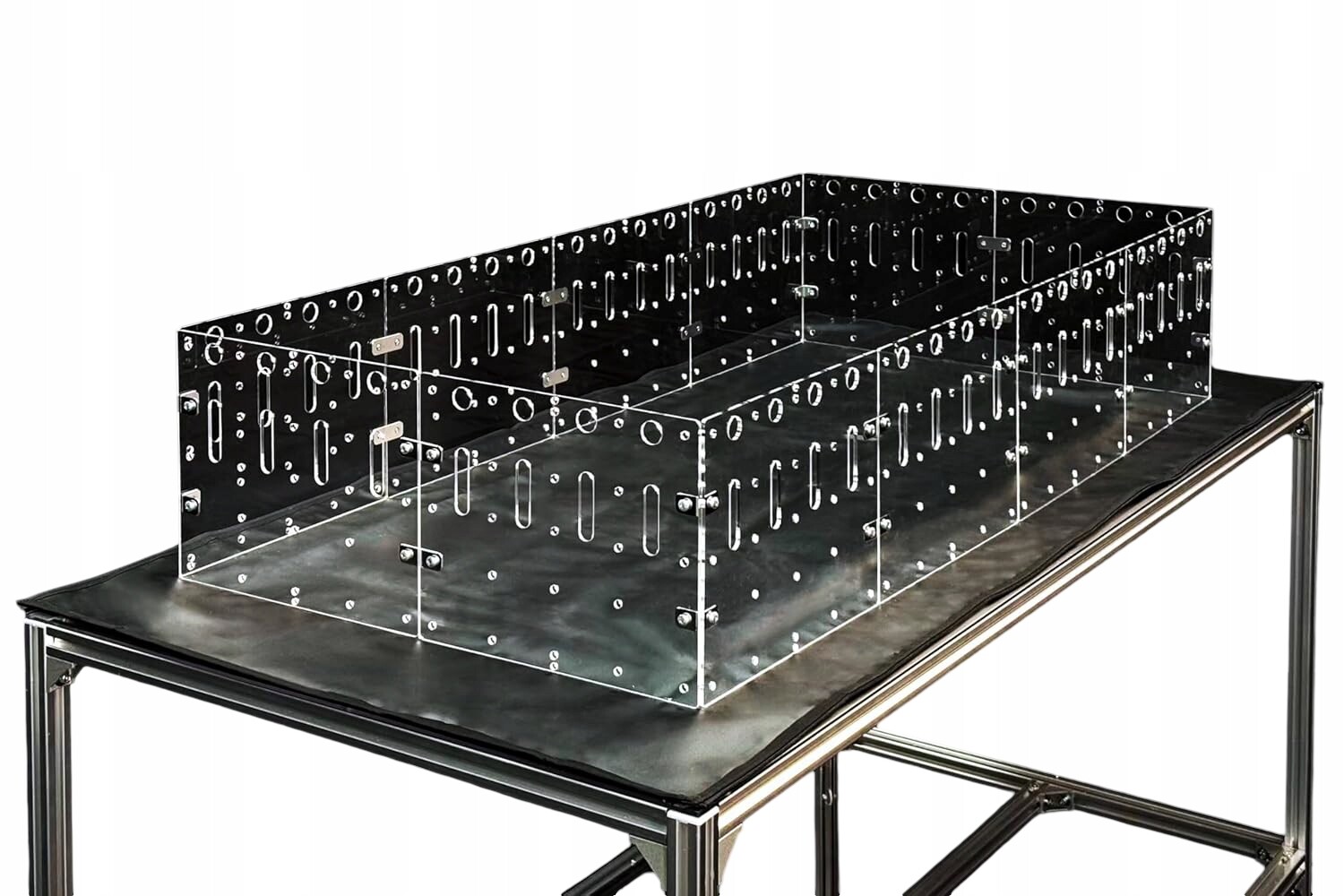 GuineaLoft Podložka pod klec pro zvířata Voděodolná Posuvník Černá 152x76 cm