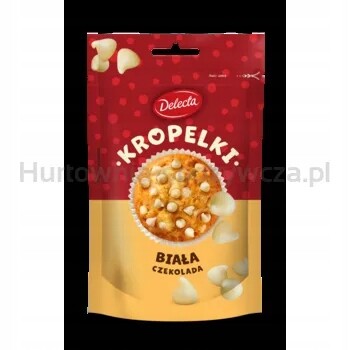 Delecta Kapky bílá čokoláda 80 g