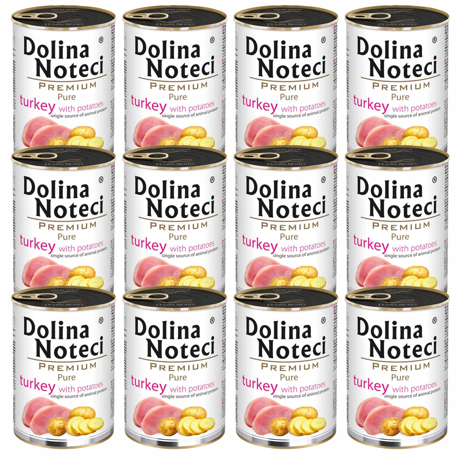 Dolina Noteci Premium Pure krmivo pro psy krůta brambory 12 x 400 g