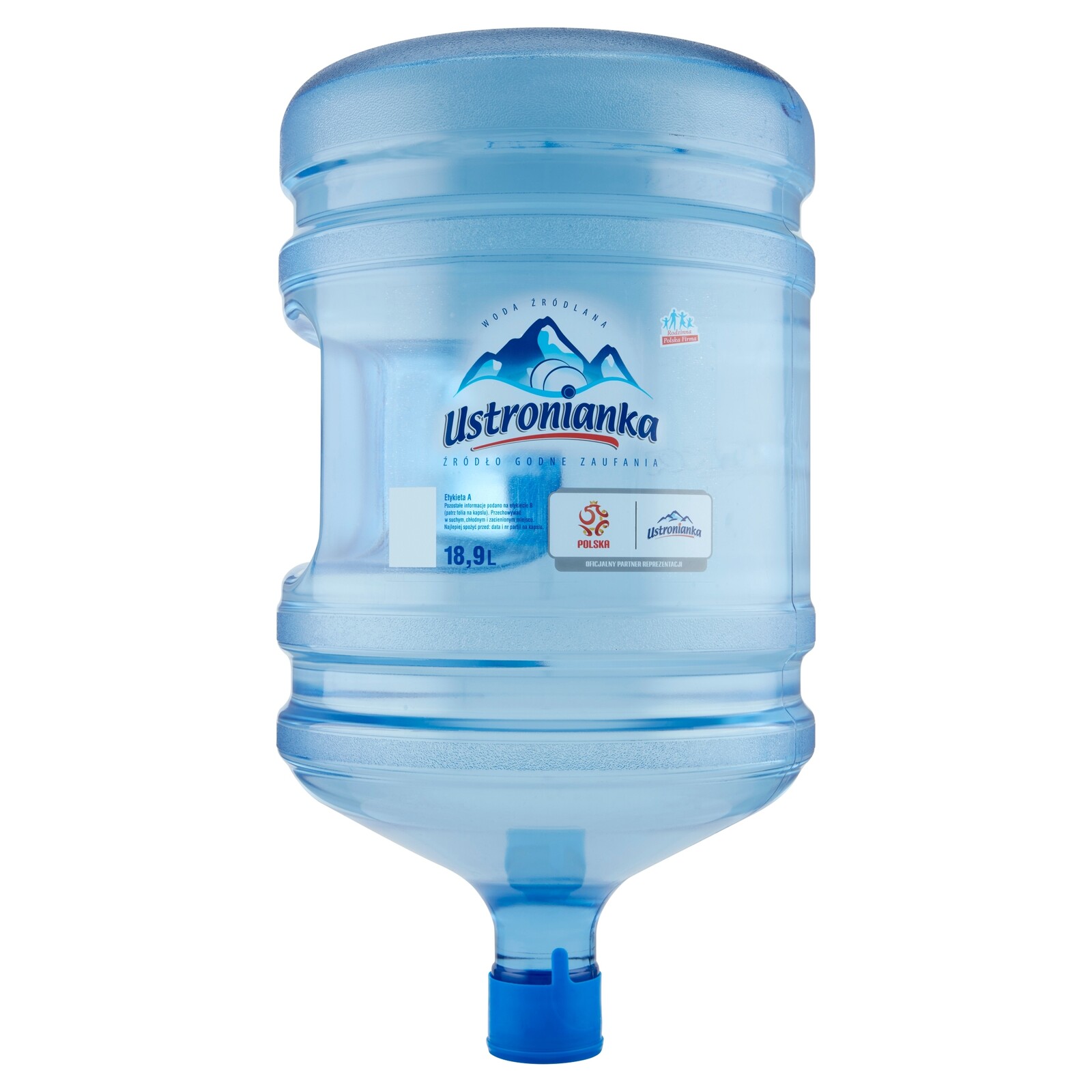 Ustronianka Neperlivá pramenitá voda 18,9 l
