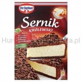 Dr.Oetker Královský tvarohový koláč 520 g