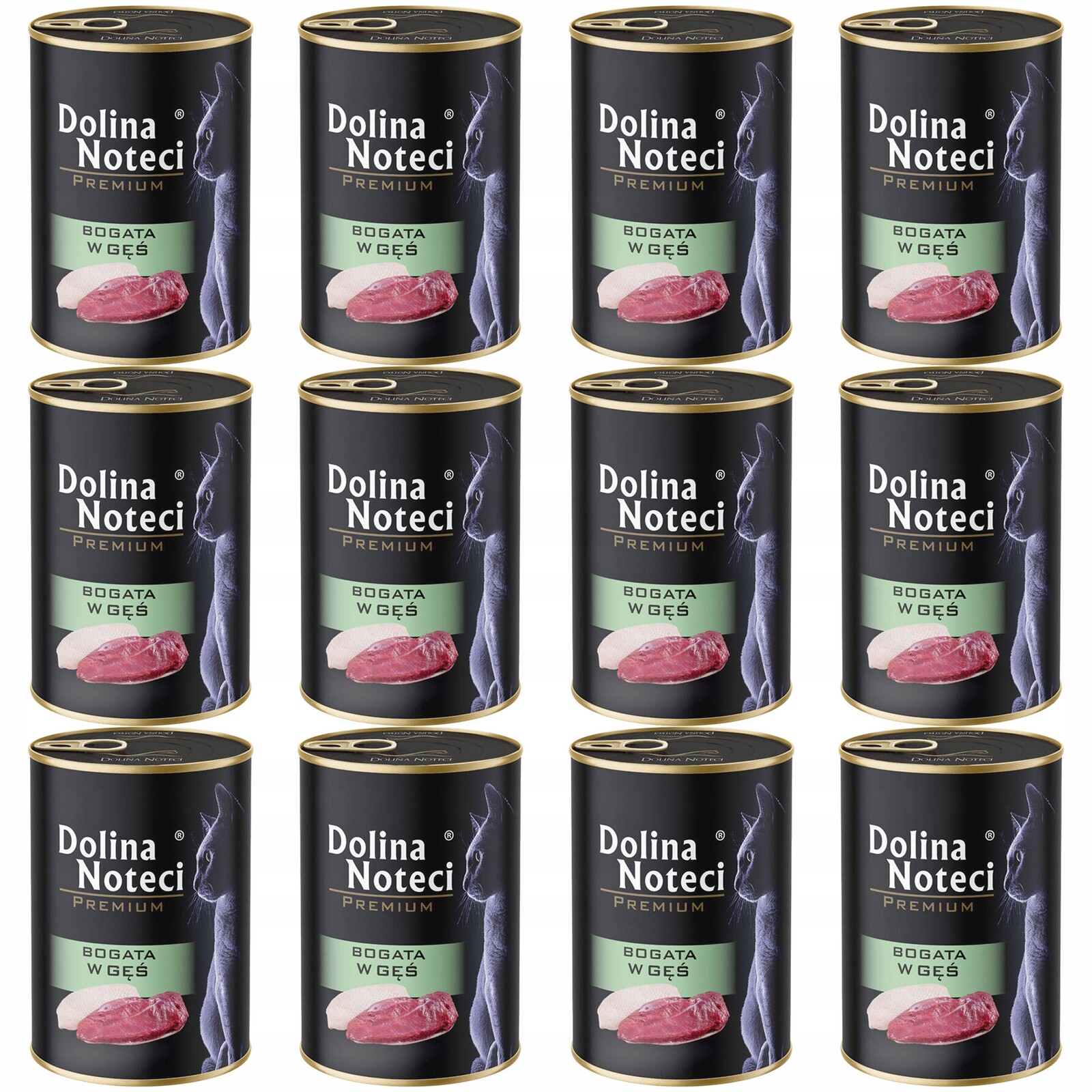 Dolina Noteci Premium Mokré krmivo pro kočky Husa 12 x 400 g bez obilovin