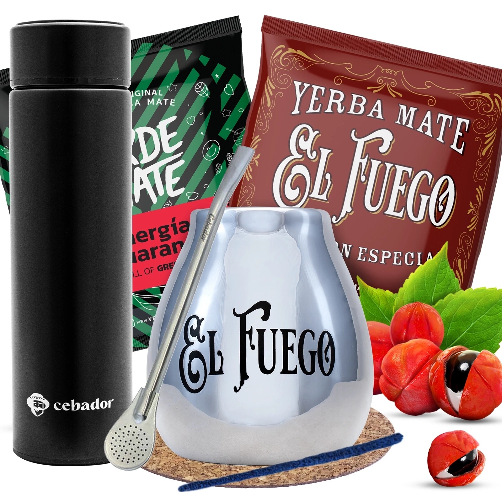 Sada Yerba Mate vzorky 2x50g Led termoska Tykwa a Bombilla