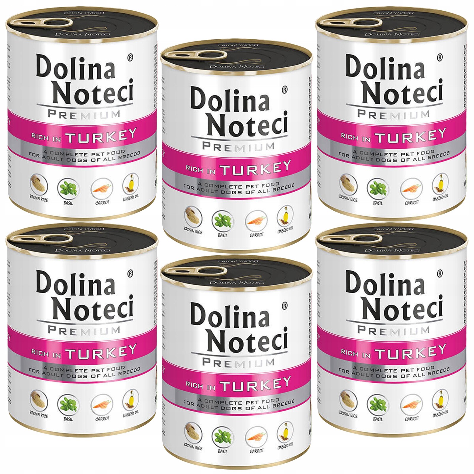 Dolina Noteci Premium Krmivo mokré pro psa Krůta 6 x 800 g zdravé bez obilovin
