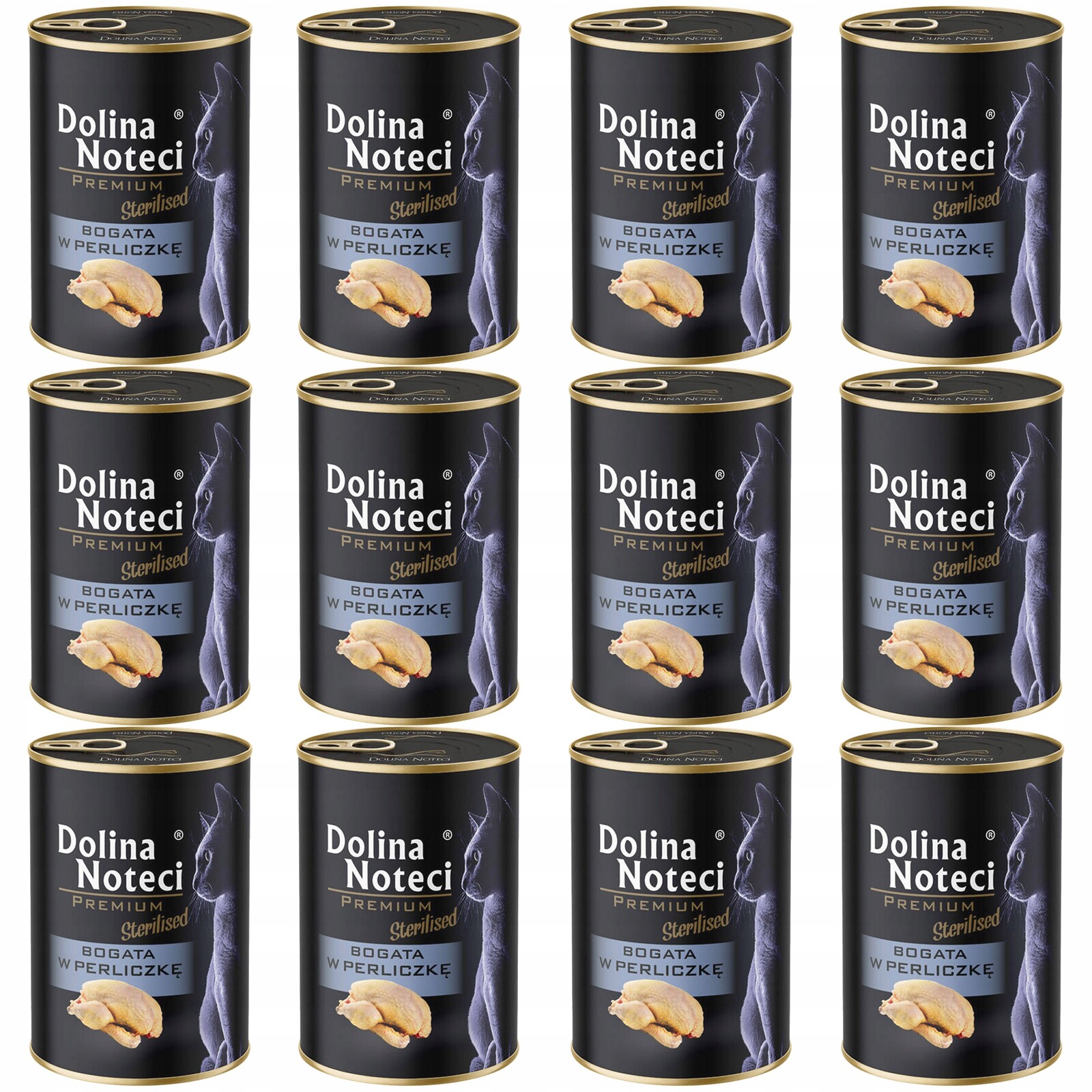 Dolina Noteci Premium Sterilised Mokré krmivo pro kočky Perlička 12 x 400 g