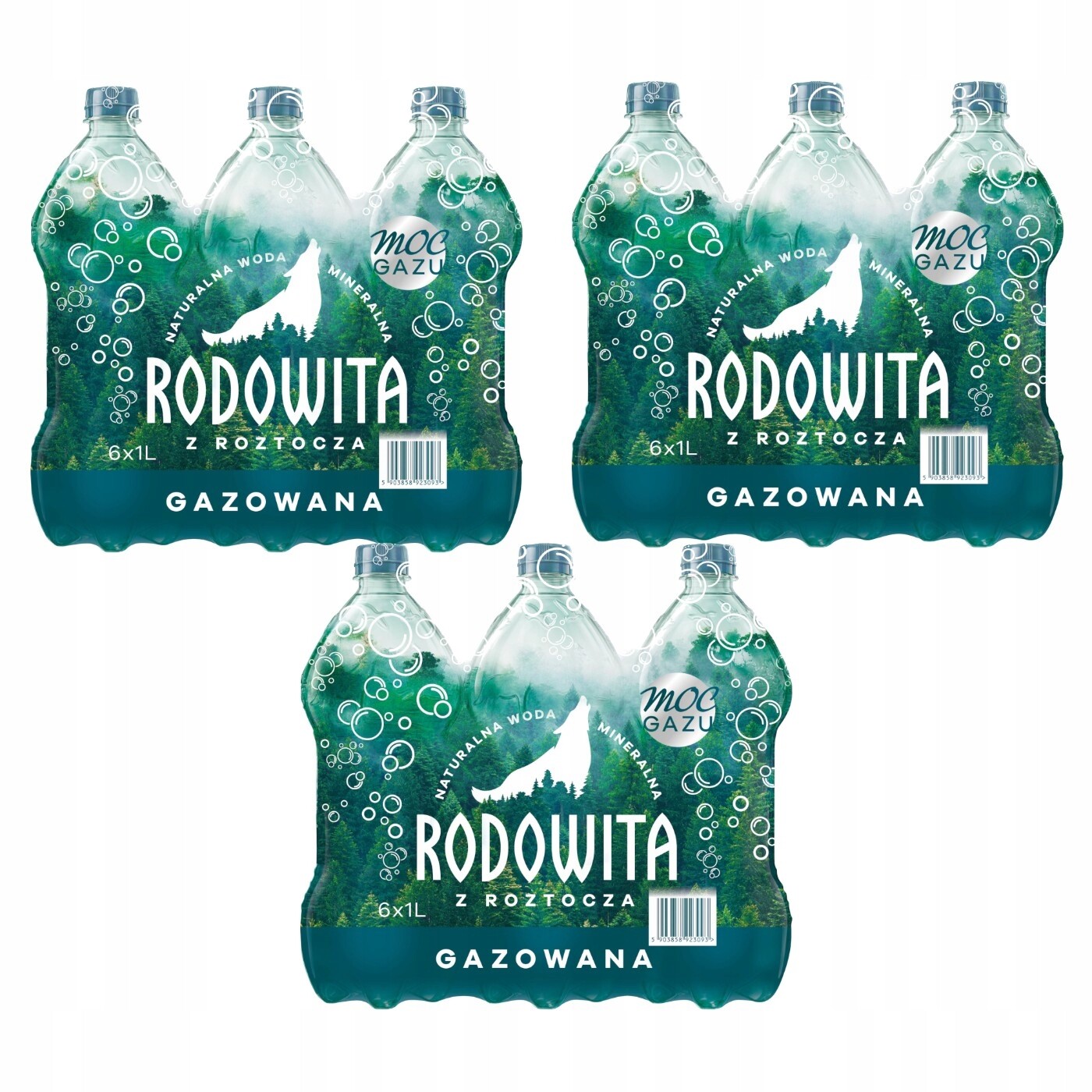 Minerální voda Rodowita z Roztocza perlivá 18 x 1 l