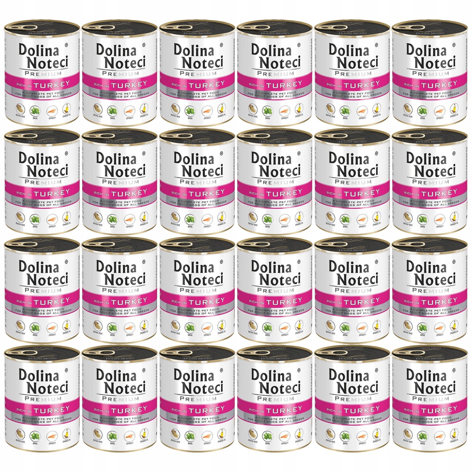 Dolina Noteci Premium Krmivo mokré pro psa Krůta 24 x 800 g zdravé bez obilovin