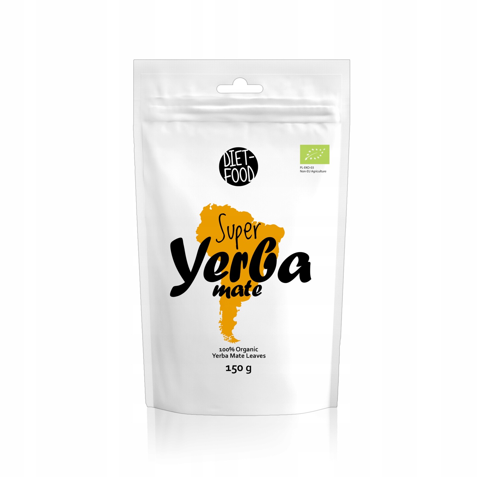 Diet Food Yerba Maté Čaj z Listů 150 g Bio