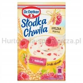 Dr.Oetker Sladká chvíle Kaše Manna Malinová příchuť 49 G