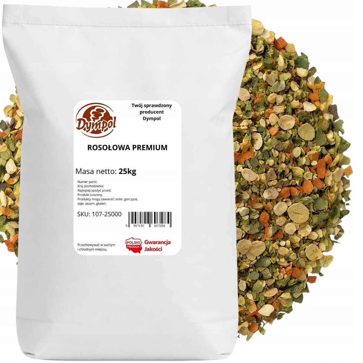 Koření Na Vývar Rostlinná Premium Zeleninová směs Kvalita Dympol 25 kg