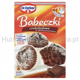 Dr.Oetker Čokoládové muffiny s pomerančovou kůrou 335 g