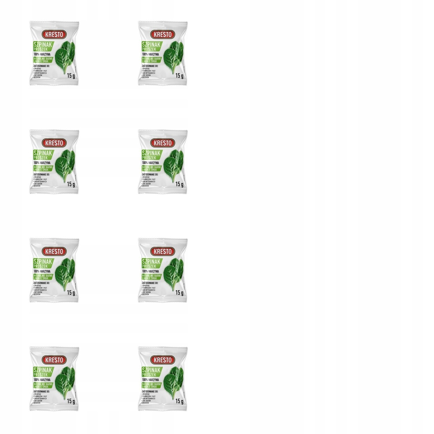 8x 15g Kresto Špenát prášek Karton