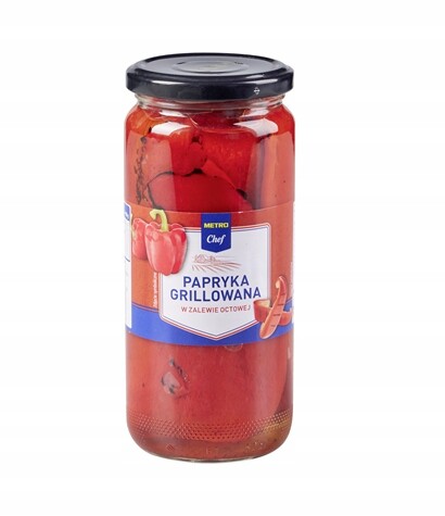Metro Chef Paprika grilovaná v octovém nálevu 6 x 450 g